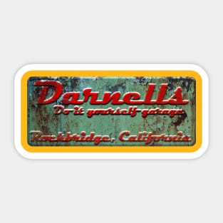 Darnells Garage - Christine Sticker